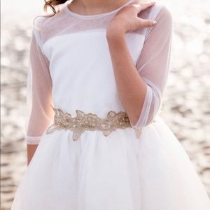 Little Angels white dress for toddlers
